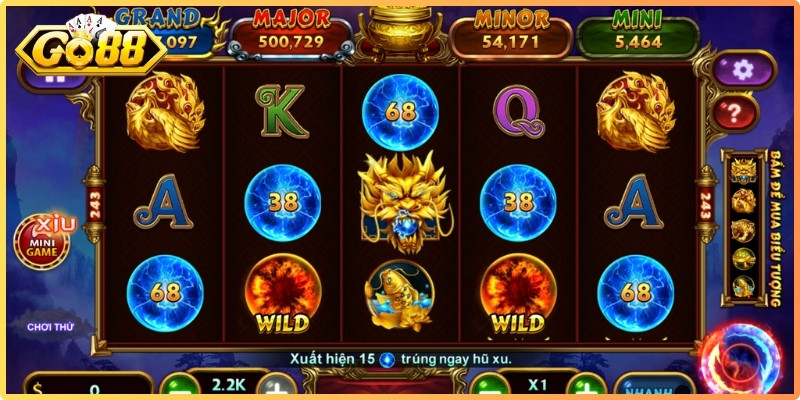 4 Thần Thú Go88 là trò chơi slot trực tuyến cực hấp dẫn